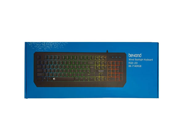 کیبورد باسیم گیمینگ بیاند مدل Bk-71402