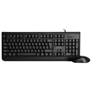 کیبورد با سیم فاطر مدل Fater CCN-5000B با طراحی ارگونومیک و کلیدهای بیصدا