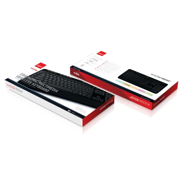سته‌بندی کیبورد بی‌سیم هیسکا مدل HX-KE235W