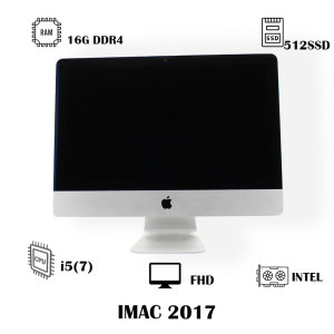 آی‌مک اپل A1418 با پردازنده i5 نسل ۷، رم ۱۶ گیگ و SSD ۵۱۲ گیگ